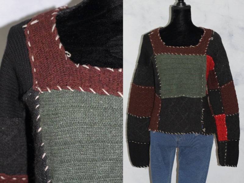 Wolle Anthropologie Patch Pullover | L von TheLoveFashion