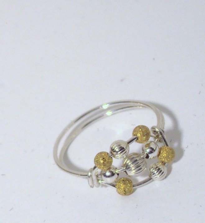 Etsy Schmuck, 14Kt Gold Filled Argentium Sterling Silber Sorgenring, Jede Größe, Auch Halb Und Viertel von TheLoveKnotShop