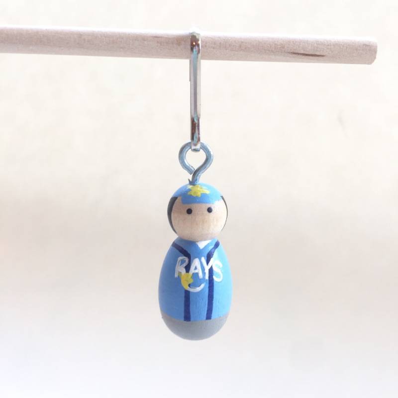 Tampa Bay Rays Reißverschluss Ziehen - Zurück Zur Schule, Stocking Stuffer, Peg-Puppe, Peg-Menschen von TheLovedPeg