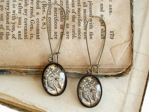 Bier Hopfen Ohrringe in Bronze Oder Silber Finish - Craft Beer Selbstgebraut Schmuck Oktoberfest von TheLysineContingency