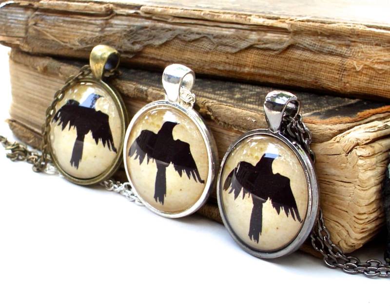 Krähe Halskette - Rabenschmuck von TheLysineContingency