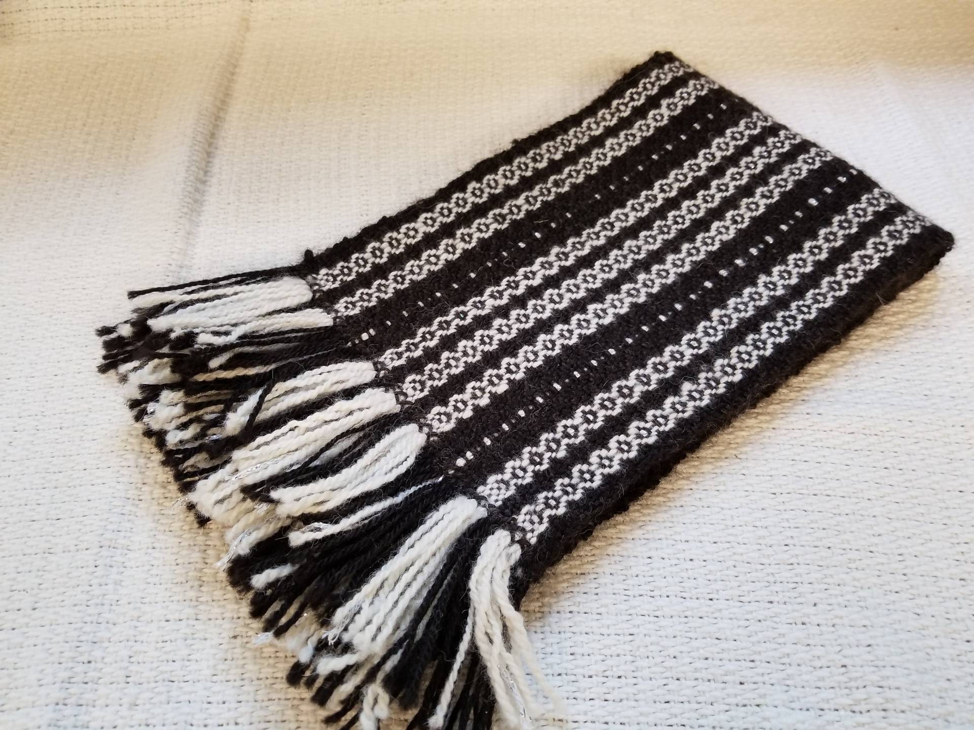 Handgewebte Alpaka Schal Handgewebte Alpaka Schal von TheMadWeaversStudio