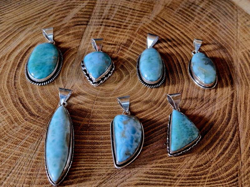 Larimar Anhänger von TheMagicRunenShop