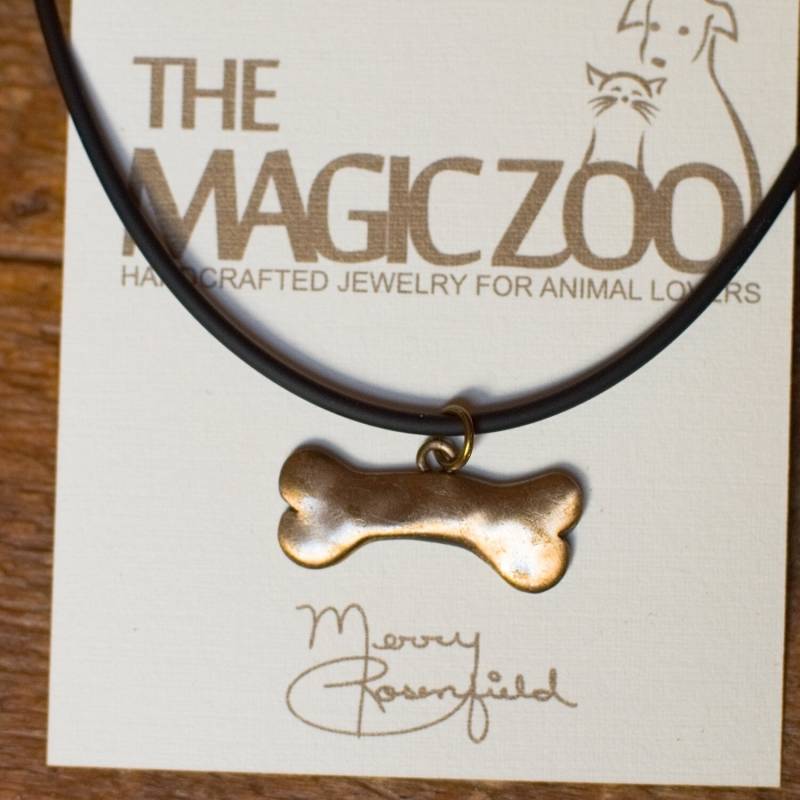 Bronze Kette Knochen Halskette Hundeknochen Anhänger Knochenschmuck Bronze Kette Knochen Halskette Hundeknochen Anhänger Knochenschmuck von TheMagicZoo