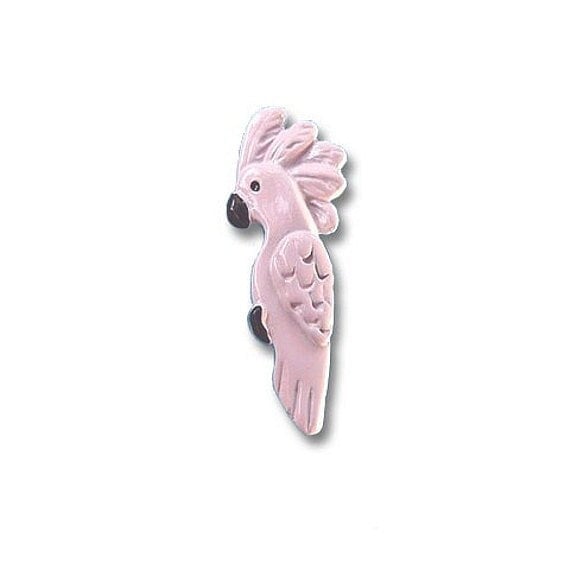 Emaille Molukken Kakadu Brosche von TheMagicZoo