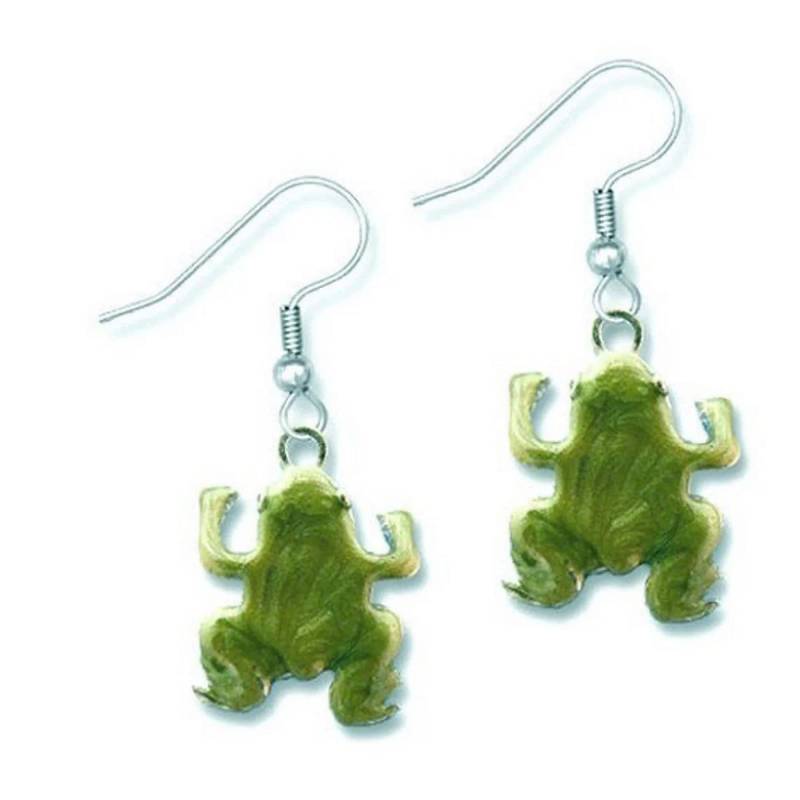 Emaille Ohrringe in Rot Oder Grün von TheMagicZoo