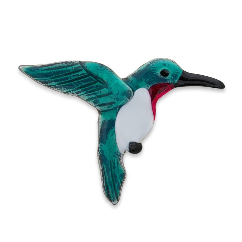 Emaille Rubin Throated Kolibri Pin von TheMagicZoo