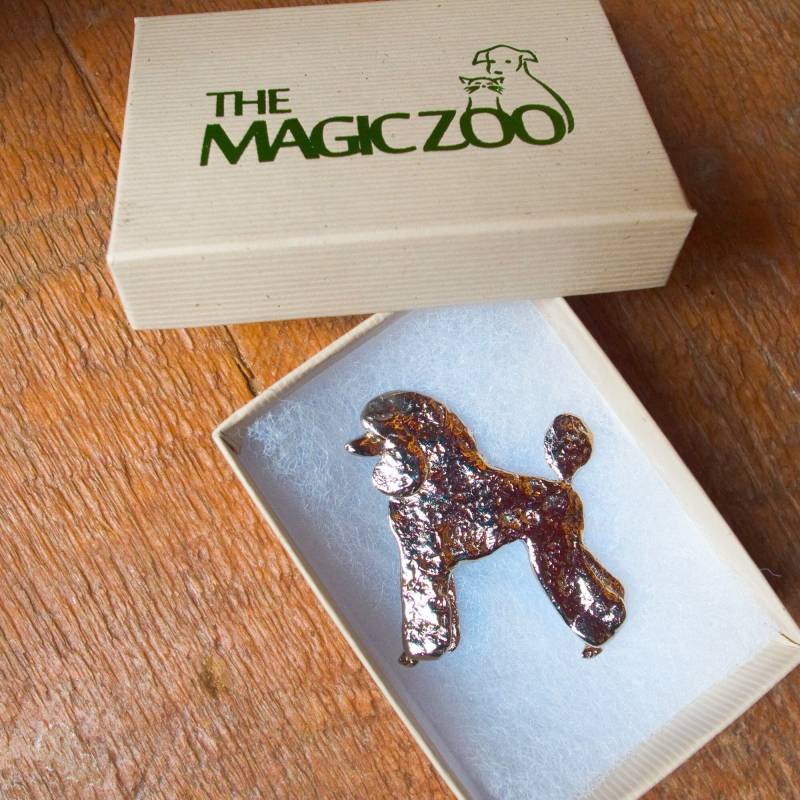 Zinn Pudel Brosche von TheMagicZoo