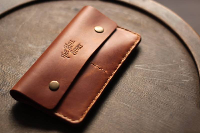 Lange Geldbörse Aus Leder | Reisepasshülle - Kreditkartenhalter Scheinhülle von TheMillStory