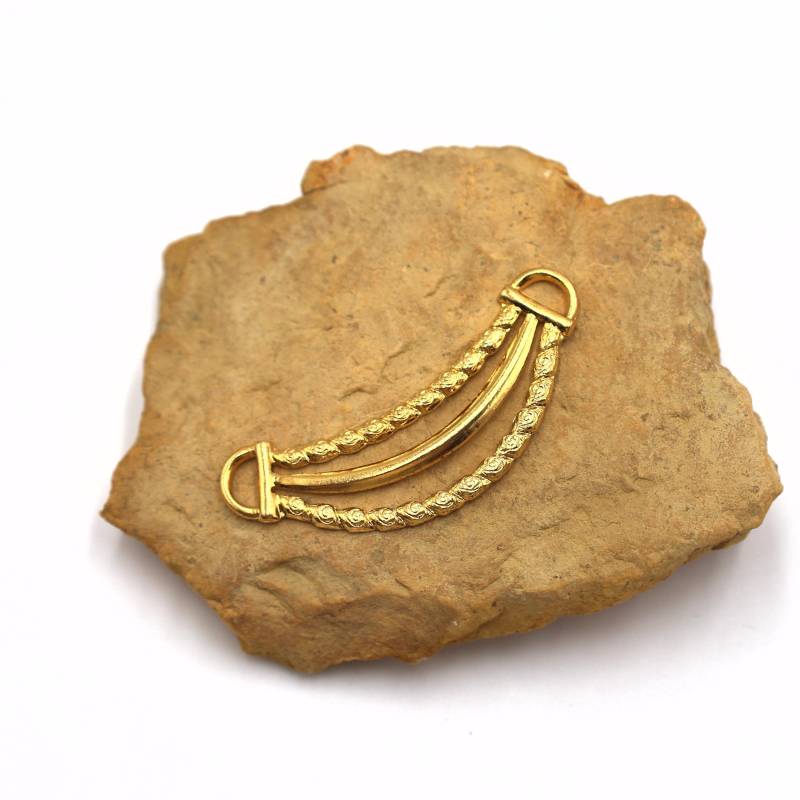 Drapierte Seil Messing Anhänger | Erhältlich in 2 Optionen | Ep5 von TheModAnt