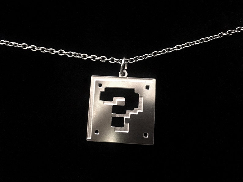 Frage-Block-Halskette von TheMoonLab