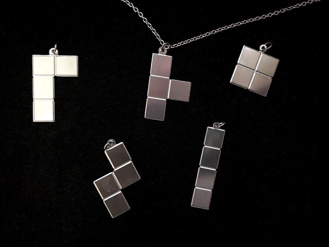 Tetris Tetromino Halskette von TheMoonLab