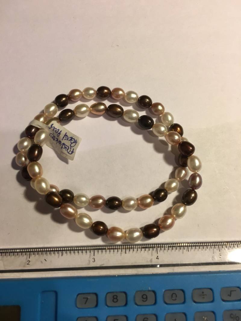 Schöne Bunte Süßwasserperle Twin Armbänder von TheMouseyPad