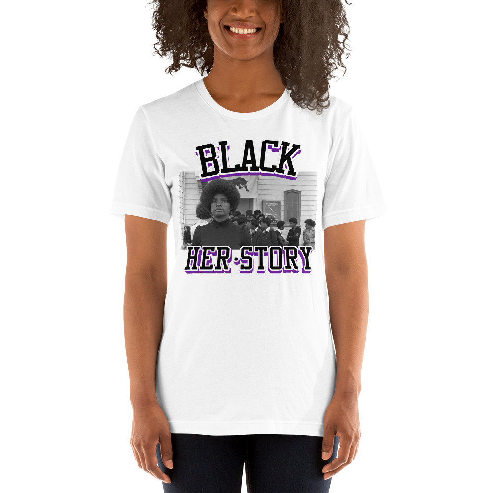 Schwarzes Herstory Kurzärmeliges Unisex T-Shirt Schwarzes Herstory Kurzärmeliges Unisex T-Shirt von TheMovementNYC