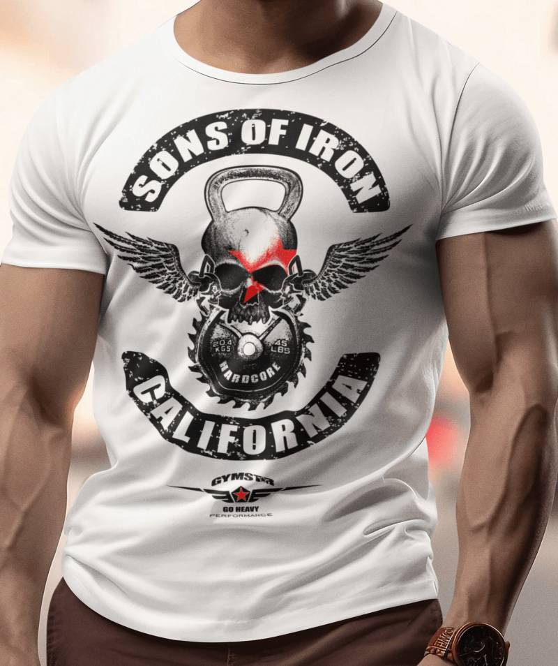 Gym Shirt, Gymstar Clothing, Bodybuilding Fitness Wear, Crossfit Training Sport Sons Of Iron Gym Shirt, Gymstar Clothing, Bodybuilding Fitness Wear, Crossfit Training Sport Sons Of Iron von TheMuscleagents