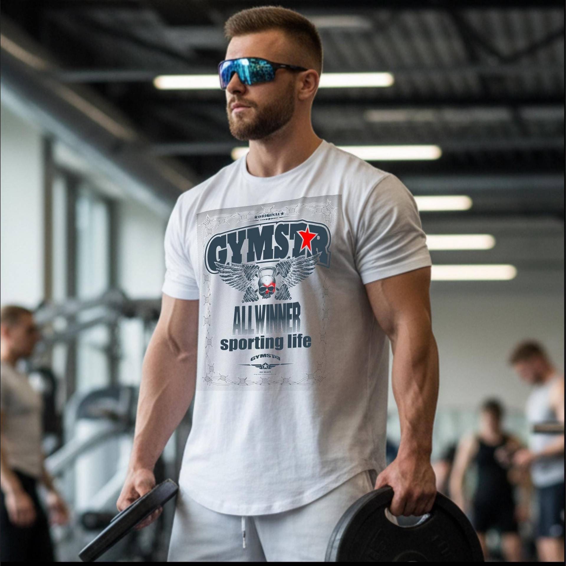 Gymstar "Allwinner" Unisex T-Shirt | Softstyle Fitness Training Bodybuilding Crossfit Gear von TheMuscleagents