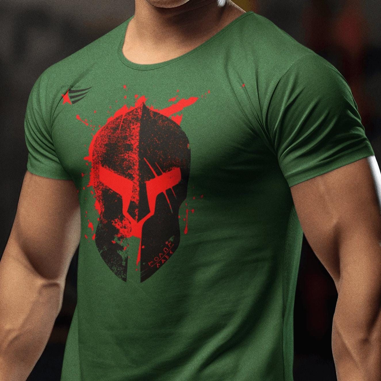 Gymstar "Molon Labe" T-Shirt | Men's Graphic Bodybuilding Apparel Crossfit Fitness Clothes Gift von TheMuscleagents