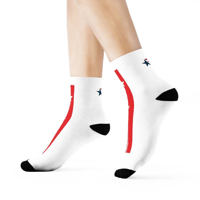 Gymstar Unisex Fitness Crew Socks | Elastic Polyester Spandex Workout One Size Training Gear von TheMuscleagents