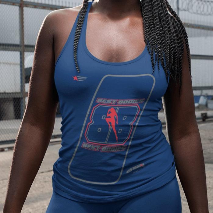 Gymstar Women's Fitness Jersey Tank - Lightweight Training Top For Gym, Yoga & Running von TheMuscleagents