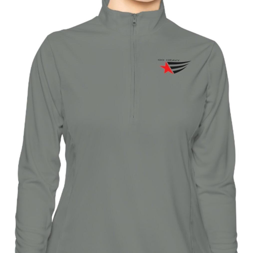 Gymstar Xtreme Women's Quarter-Zip Pullover - Fitness, Yoga & Crossfit Training Top | Performance Activewear von TheMuscleagents