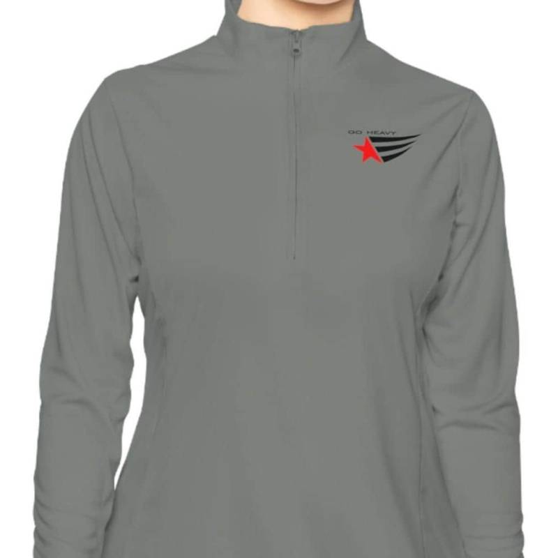 Gymstar Xtreme Women's Quarter-Zip Pullover - Fitness, Yoga & Crossfit Training Top | Performance Activewear von TheMuscleagents