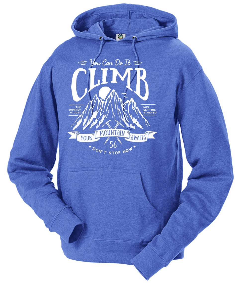 Climb Nationalpark Adventure Unisex Kapuzenpullover von TheNationalParkStore