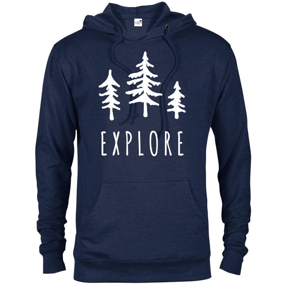 Erkunden Sie Trees National Park Abenteuer Unisex Hoodie von TheNationalParkStore