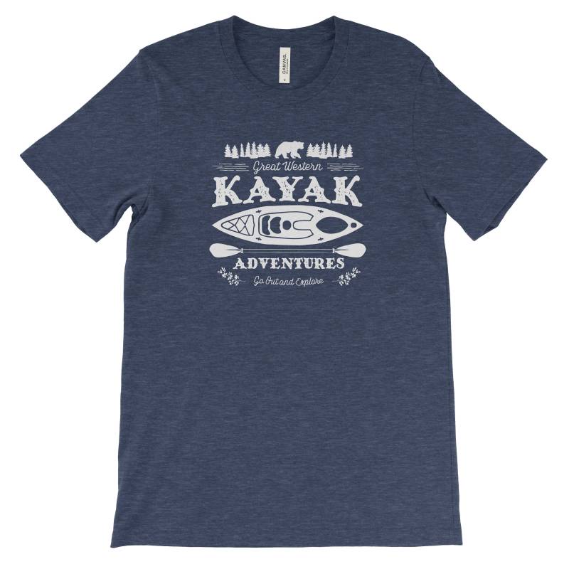 Kajak Nationalpark Abenteuer Tshirt von TheNationalParkStore