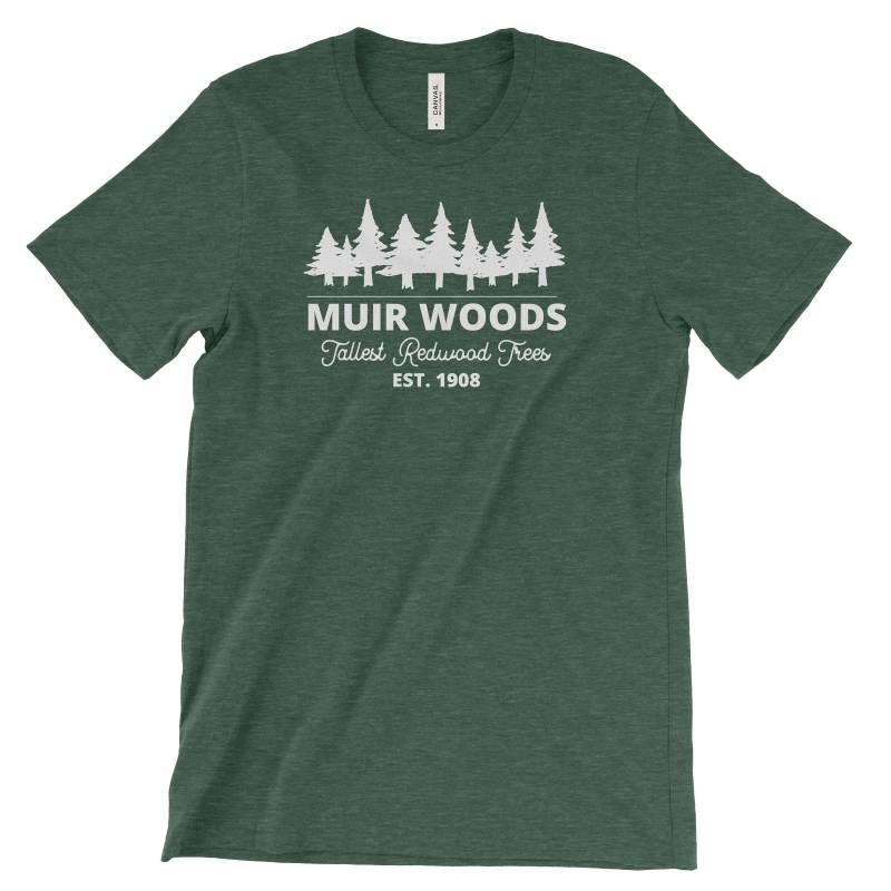Muir Woods Redwoods Bäume Abenteuer Tshirt von TheNationalParkStore