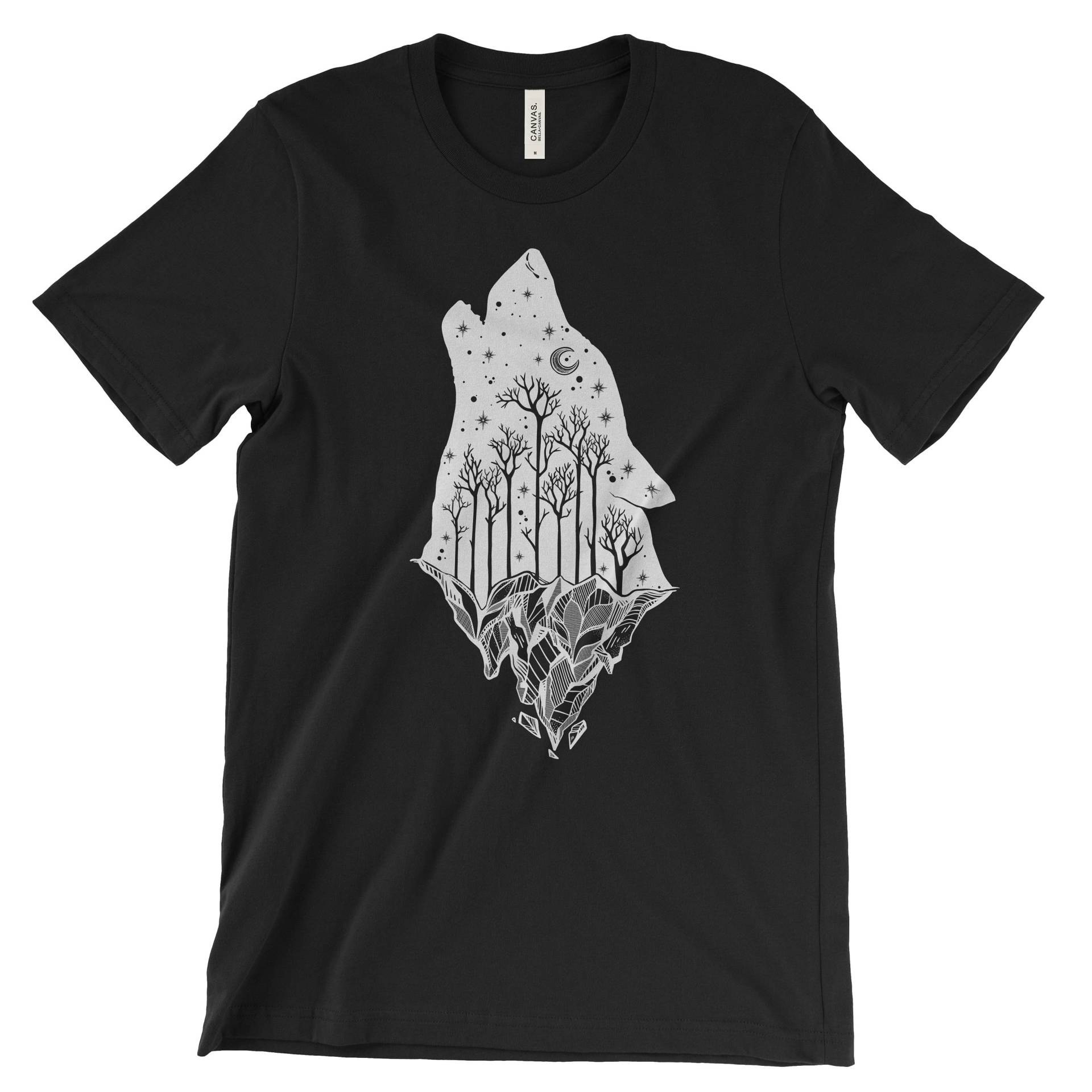 Nationalpark Wolf Tshirt von TheNationalParkStore