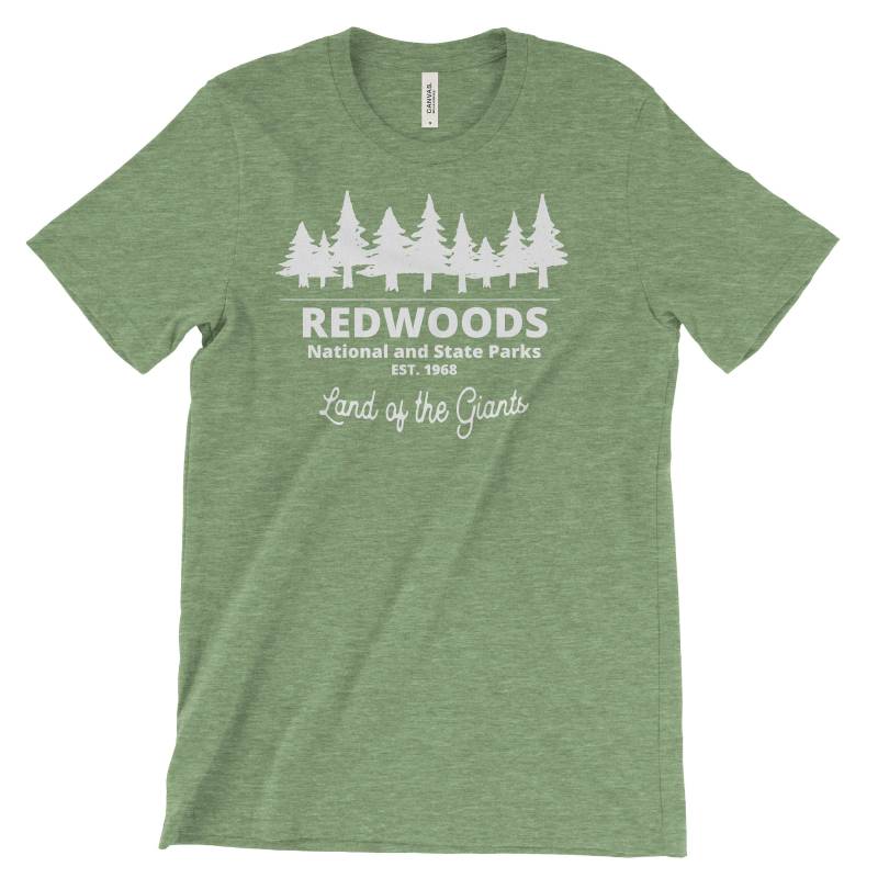 Redwood National Und State Parks Abenteuer Tshirt von TheNationalParkStore