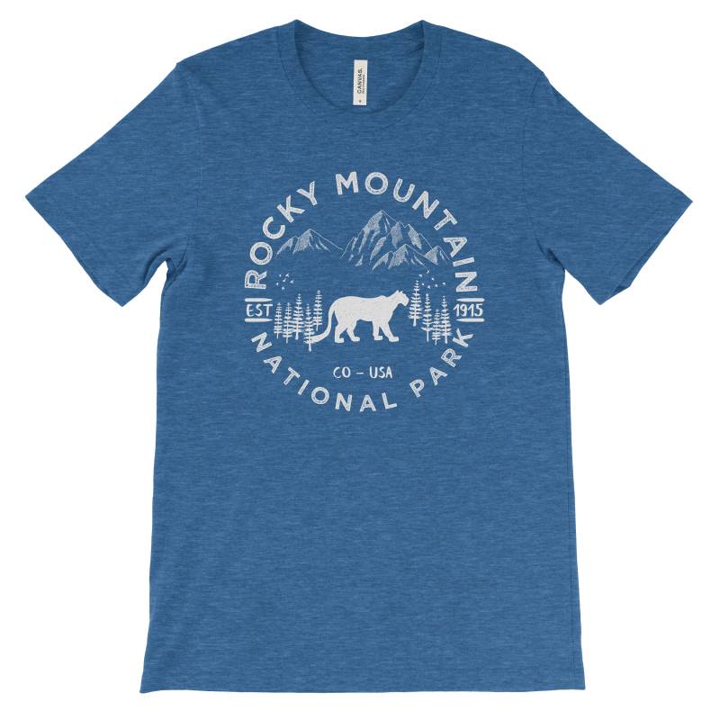 Rocky Mountain Nationalpark Abenteuer Tshirt von TheNationalParkStore