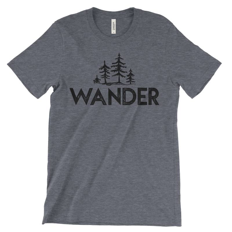 Wanderbäume T-Shirt von TheNationalParkStore