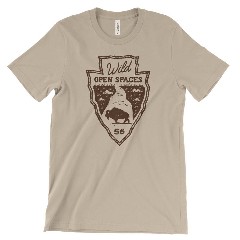 Wilde Offene Räume T-Shirt von TheNationalParkStore