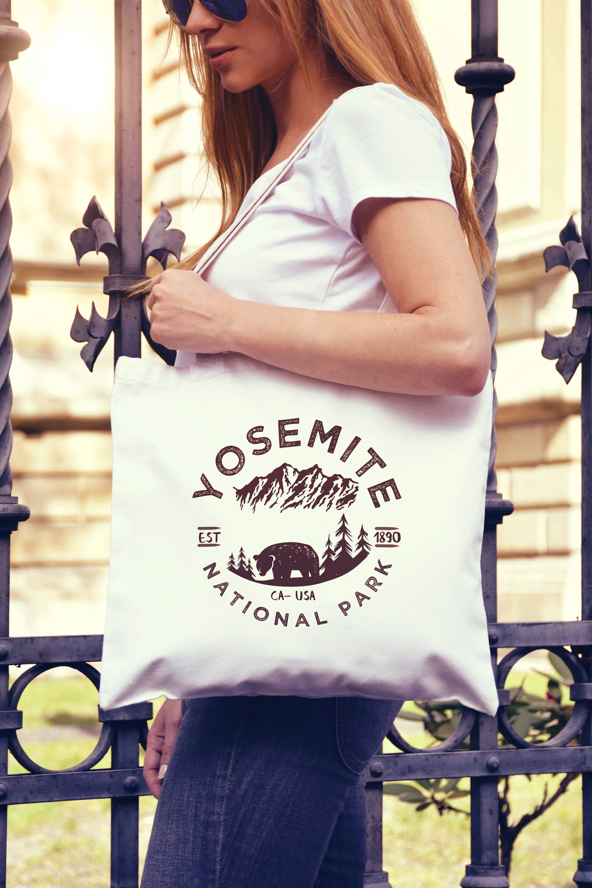 Yosemite Nationalpark Jutebeutel von TheNationalParkStore