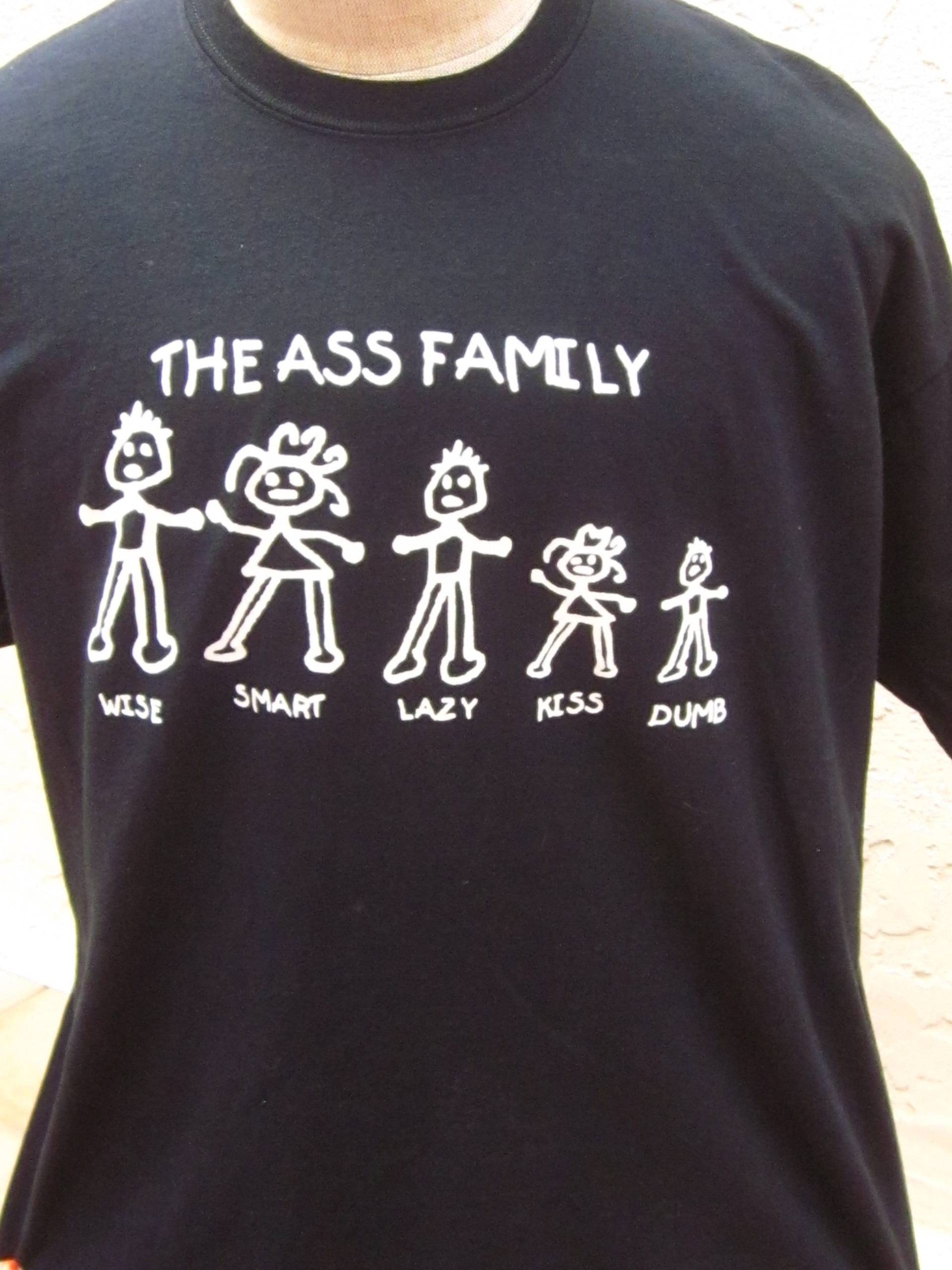 Lustiges Strichmännchen T-Shirt - Schwarzes Baumwoll Xl Shirt von TheNerdBoyfriend