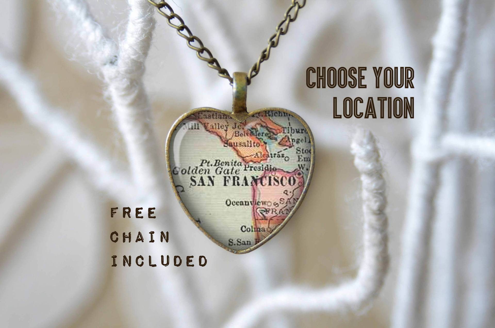 Benutzerdefinierte Karte Herzform Landkarte Halskette. Standort-Geschenk-Anhänger. Passende Kette Ist Im Lieferumfang Enthalten Benutzerdefinierte Karte Herzform Landkarte Halskette. Standort-Geschenk-Anhänger. Passende Kette Ist Im Lieferumfang Enthalten von TheNotaBeneStudio