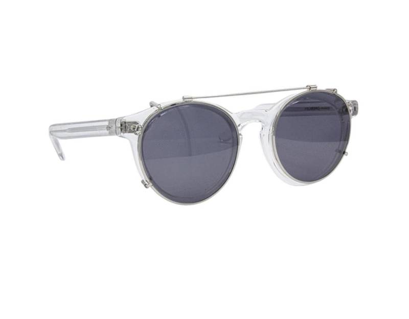 Klare Runde Vintage Acrylbrille Von Polaroid Mit Sonnenbrillenclip Klare Runde Vintage Acrylbrille Von Polaroid Mit Sonnenbrillenclip von TheOldGlassesShop