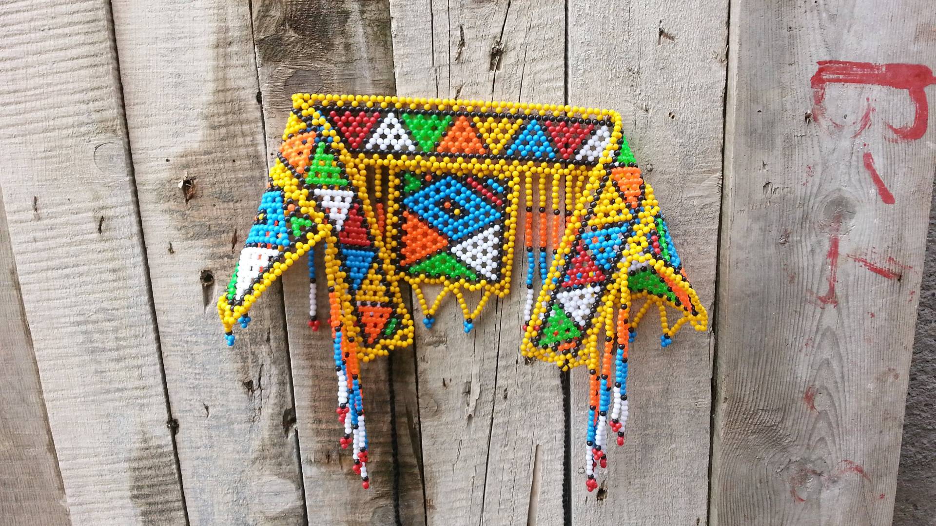 Gürtel Aus Perlen/Kunststoff Damen Vintage-stil-Gürtel Vintage Boho Lässiggürtel Alten Handgemachte von TheOldTimeTreasures