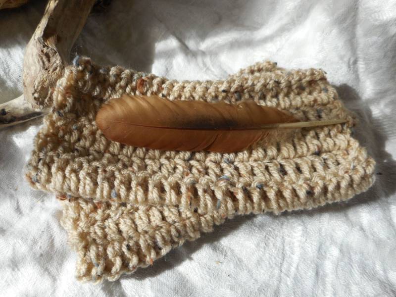 Fingerlose Handschuhe Ahorn Braun Zucker & Haferflocken Armstulpen Gehäkelte Handgemachte Urban Chic Bohochic Victorian von TheOldeCrowCottage