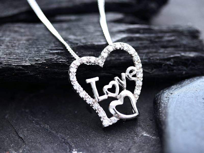 925 Sterling Silber Herz Halskette. Wählen Sie Cz-Herz Oder Twisted-Herz. Kleine Anhänger Nicht Enthalten. Kette von TheOneOfaKindJewelry