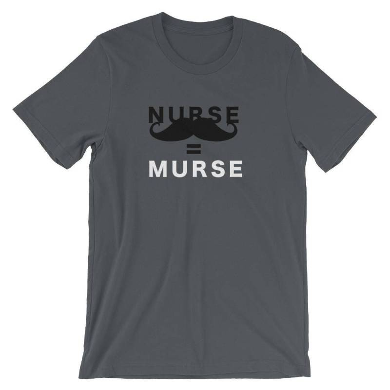 Murse Männlich Krankenschwester Lustige Pflege Rn Schnurrbart Bart Stillen Schüler Graduierung Kurzarm Unisex T-Shirt Murse Männlich Krankenschwester Lustige Pflege Rn Schnurrbart Bart Stillen Schüler Graduierung Kurzarm Unisex T-Shirt von TheOptoNerd
