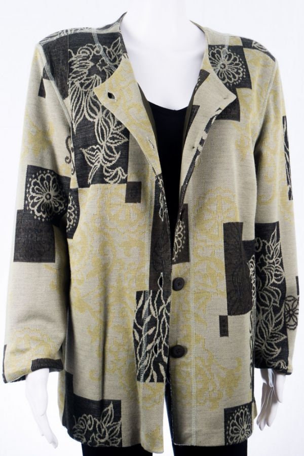 90S Vintage Jacke - Charmante Art Print Übergangsjacke 46 L 90S Vintage Jacke - Charmante Art Print Übergangsjacke 46 L von TheOtterCouture