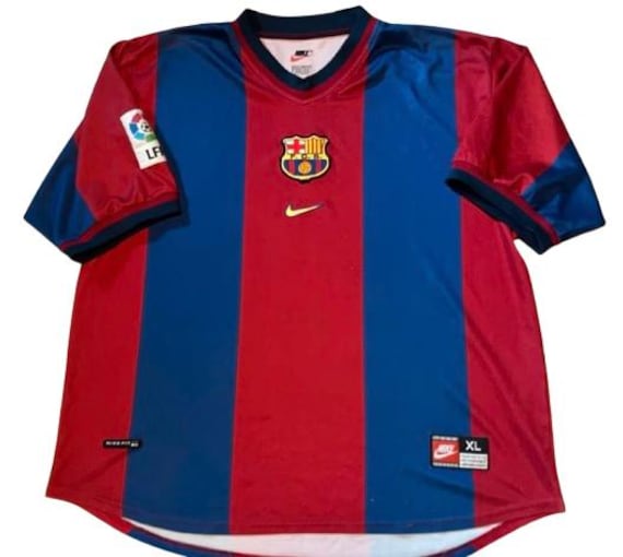 Vintage Fc Barcelona Trikot -xl - Nike 98/99 Rar von TheOtterCouture