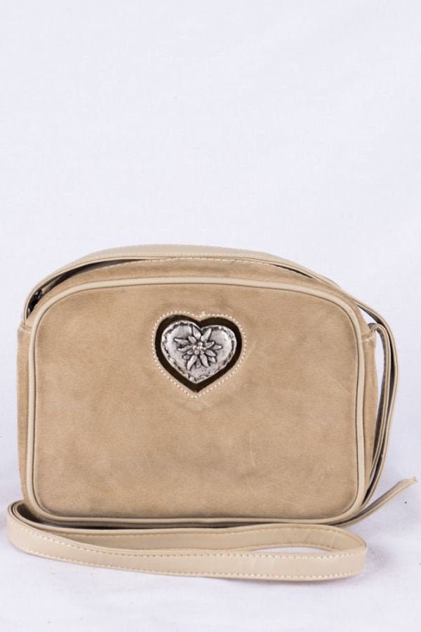 Vintage Handtasche Im Folklorestil - Wildleder Beige Umhängetasche Vintage Handtasche Im Folklorestil - Wildleder Beige Umhängetasche von TheOtterCouture