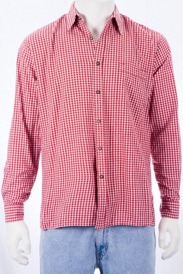 Vintage Hemd -L - Karo Muster Rot Weiß Isar Trachten Reine Baumwolle Casual Look Vintage Hemd -L - Karo Muster Rot Weiß Isar Trachten Reine Baumwolle Casual Look von TheOtterCouture