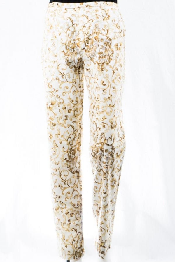 Vintage Hose Mit Print -38 - Sommer Luftig Schick 80S Design von TheOtterCouture