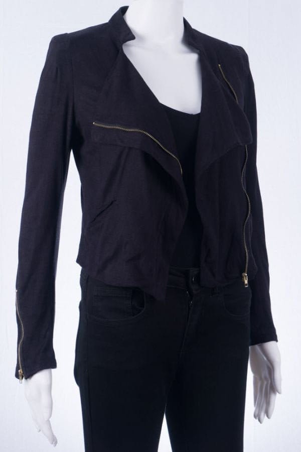Vintage Jacke - S Schwarz Enger Schnitt Vera & Lucy Stehkragen 90S Vintage Jacke - S Schwarz Enger Schnitt Vera & Lucy Stehkragen 90S von TheOtterCouture