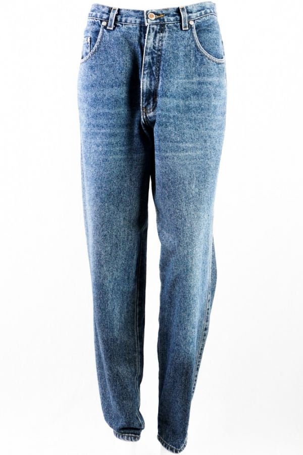 Vintage Jeans Blue -32 - Washed High Waist Mommy 80S Vintage Jeans Blue -32 - Washed High Waist Mommy 80S von TheOtterCouture