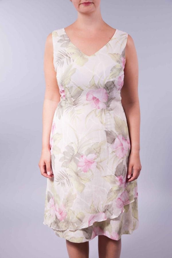 Vintage Kleid -40 - 90S Blumenprint Sommerkleid Pastellfarben von TheOtterCouture